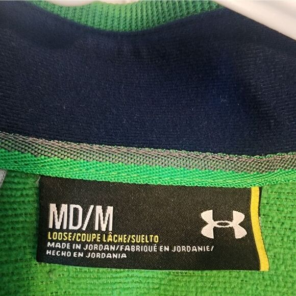 Men's Under Armour loose zip-up fleece sweater, size Medium - Picture 2 of 3